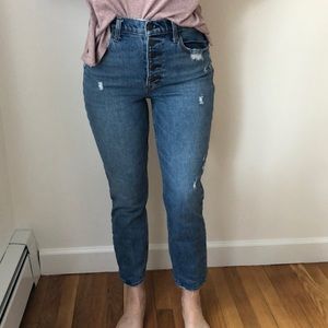 Abercrombie High Rise Mom Jeans
